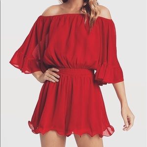 Camila Ruffle Romper